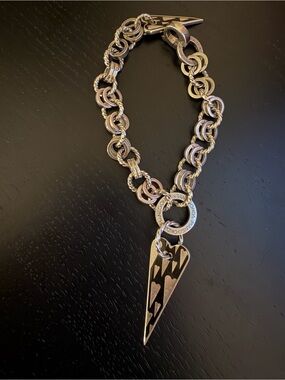 Pianegonda Love Sick Sterling Silver Heart Charm Bracelet